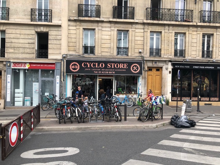 Des vélos à Paris