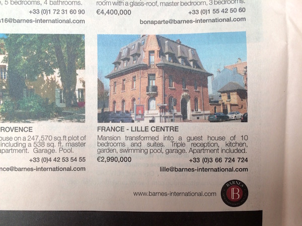 Une 'Mansion' à Lille - France